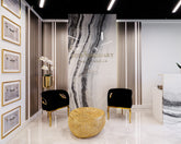 Interior & Exterior  Slat Wall Panels Metal Silver